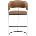 Marris Barstool - Gunmetal - Milliken Cognac 9 Marris Barstool - Gunmetal - Milliken Cognac 111155 111155 MARRIS BARSTOOL GUNMETAL MILLIKEN COGNAC 1