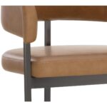 Marris Barstool - Gunmetal - Milliken Cognac 13 Marris Barstool - Gunmetal - Milliken Cognac 111155 111155 MARRIS BARSTOOL GUNMETAL MILLIKEN COGNAC 6