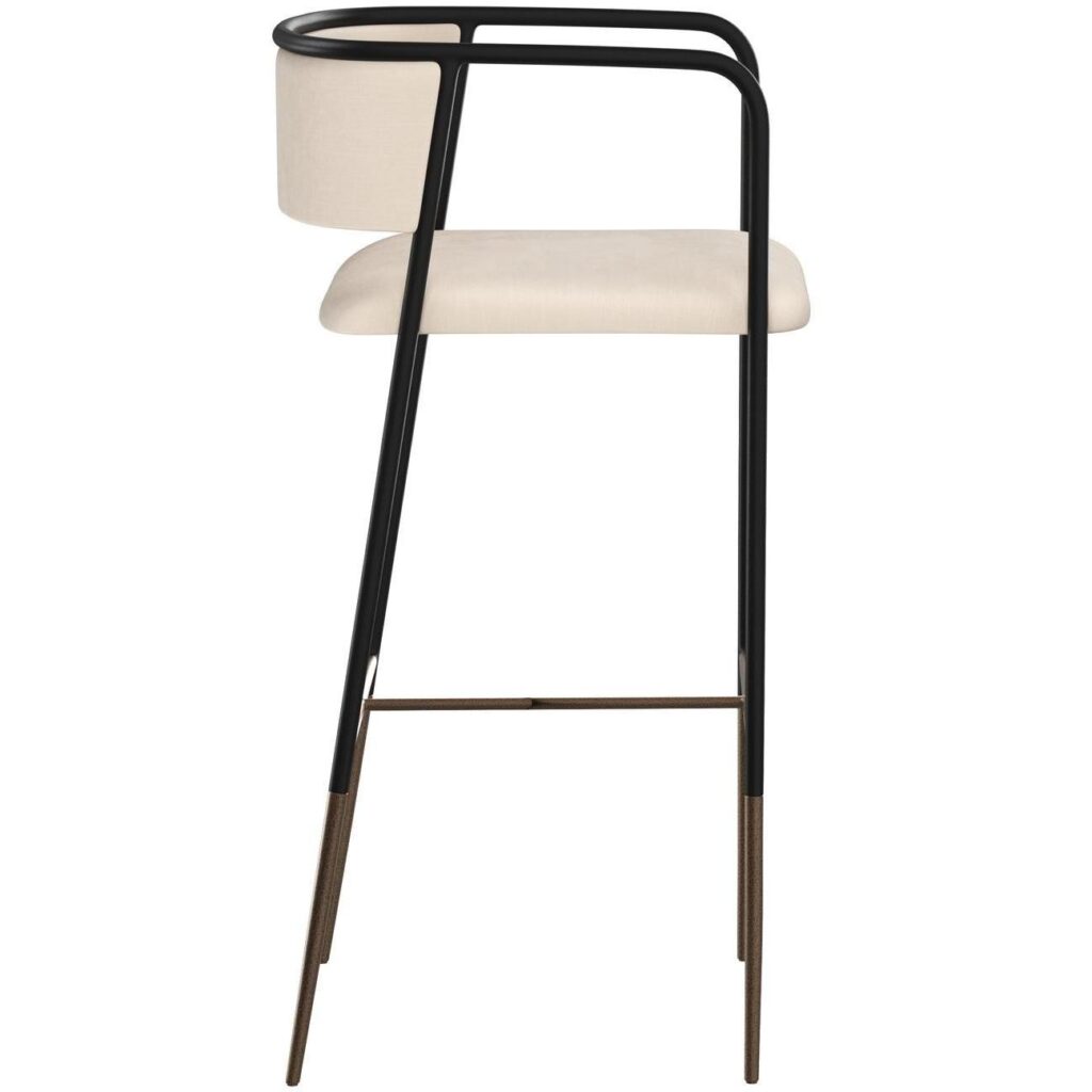 Brenan Barstool - Zenith Alabaster - Image 2