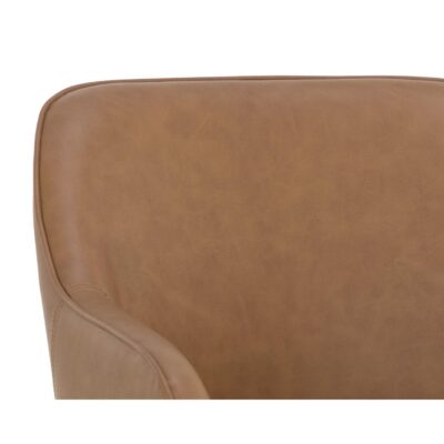 Malachi Dining Armchair - Milliken Cognac 111202 111202 MALACHI DINING ARMCHAIR MILLIKEN COGNAC 7