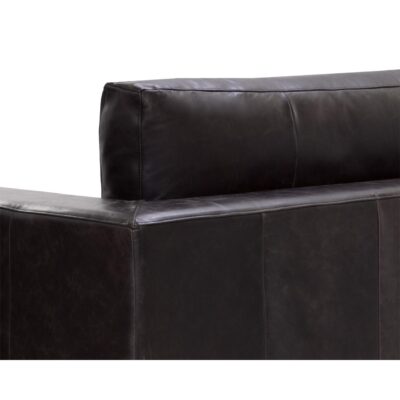 Anakin Sofa - Light Oak - Tuscany Warm Black Leather 111216 111216 ANAKIN SOFA GREYSTONE LEATHER 8