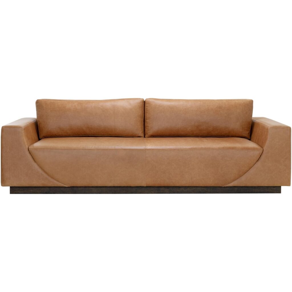 Anakin Sofa - Dark Brown - Tuscany Cognac Leather - Image 2