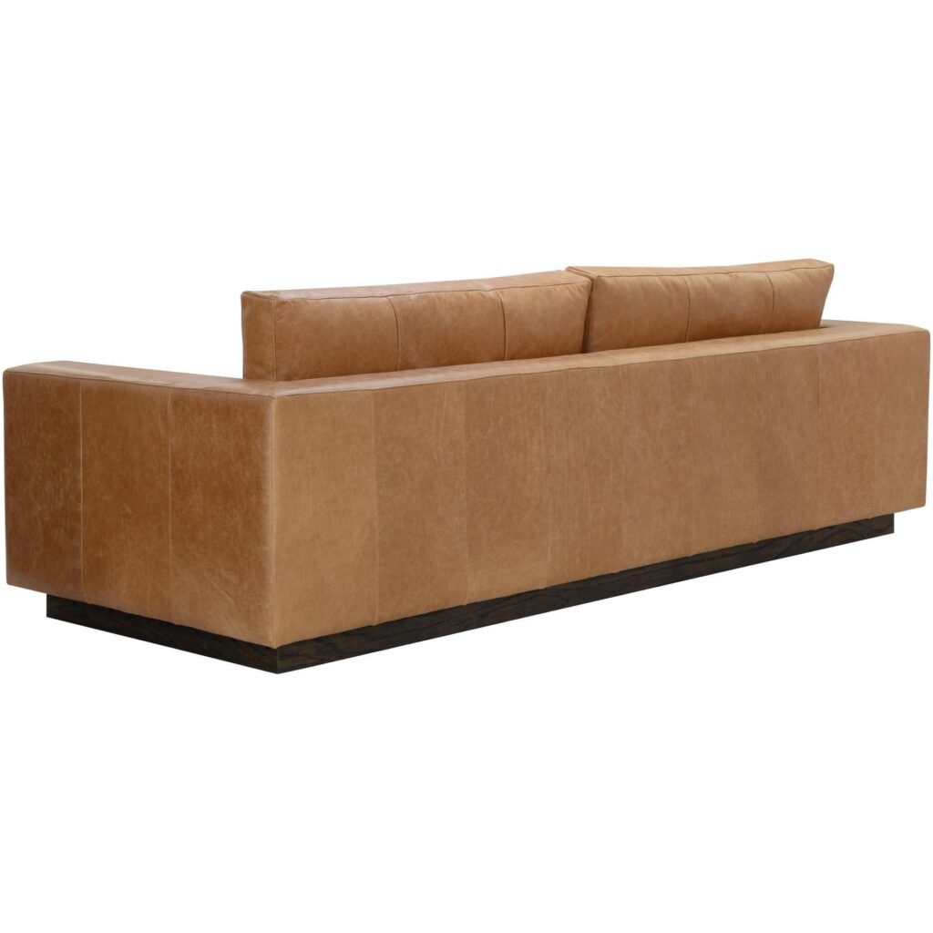 Anakin Sofa - Dark Brown - Tuscany Cognac Leather - Image 3