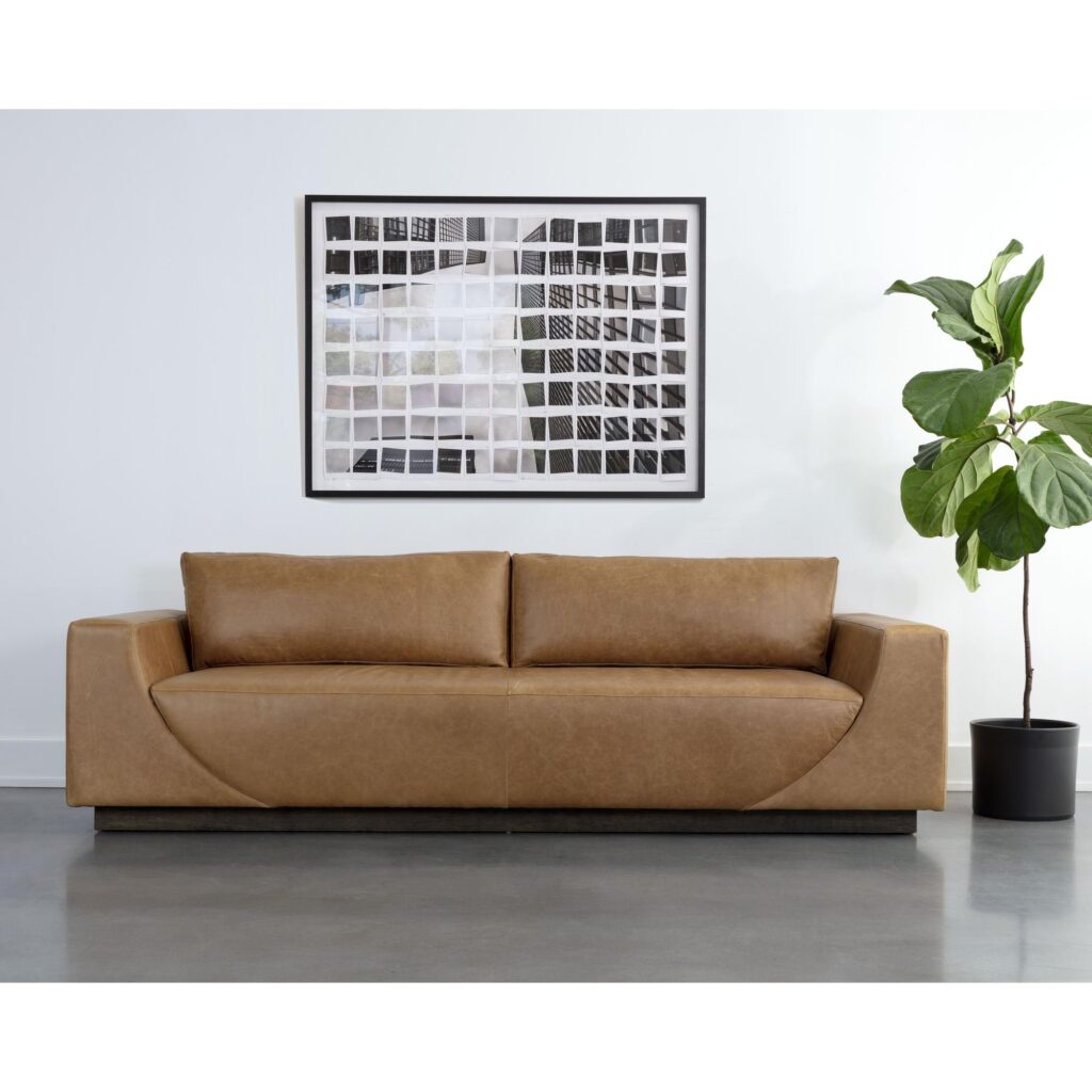 Anakin Sofa - Dark Brown - Tuscany Cognac Leather - Image 4