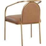 Cicero Dining Armchair - Milliken Cognac 11 Cicero Dining Armchair - Milliken Cognac 111237 111237 CICERO DINING ARMCHAIR MILLIKEN COGNAC 3