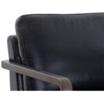 Castell Swivel Lounge Chair - Brown - Cortina Black Leather 12 Castell Swivel Lounge Chair - Brown - Cortina Black Leather 111248 111248 CASTELL SWIVEL LOUNGE CHAIR BROWN CORTINA BLACK LEATHER 7
