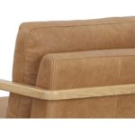 Castell Swivel Lounge Chair - Rustic Oak - Ludlow Sesame Leather 14 Castell Swivel Lounge Chair - Rustic Oak - Ludlow Sesame Leather 111249 111249 CASTELL SWIVEL LOUNGE CHAIR RUSTIC OAK LUDLOW SESAME LEATHER 8