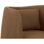 Emilie Swivel Lounge Chair - Nubuck Caramel Leather 12 Emilie Swivel Lounge Chair - Nubuck Caramel Leather 111250 111250 EMILIE SWIVEL LOUNGE CHAIR NUBUCK CARAMEL LEATHER 7
