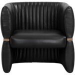 Tryor Lounge Chair - Vintage Black Night Leather 8 Tryor Lounge Chair - Vintage Black Night Leather 111261 111261 TRYOR LOUNGE CHAIR VINTAGE BLACK NIGHT LEATHER 1