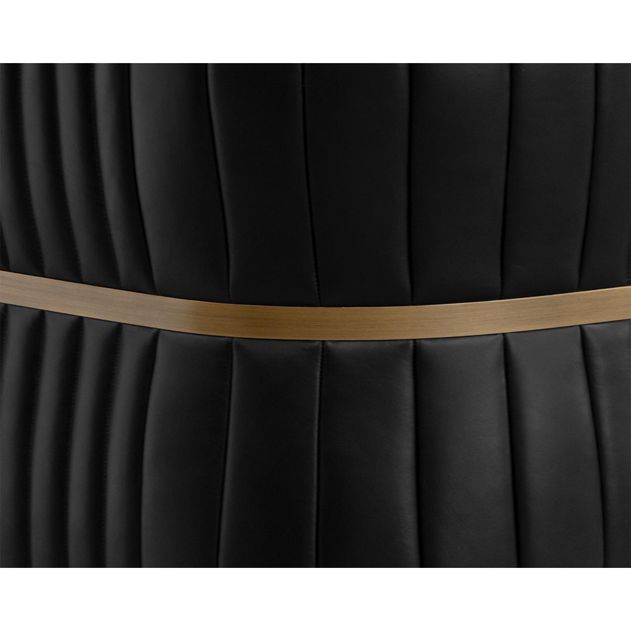 Tryor Lounge Chair - Vintage Black Night Leather 7 Tryor Lounge Chair - Vintage Black Night Leather - Image 7