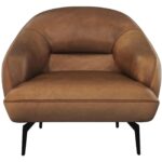 Armani Armchair - Cognac Leather 10 Armani Armchair - Cognac Leather 111262 111262 ARMANI ARMCHAIR COGNAC LEATHER 1