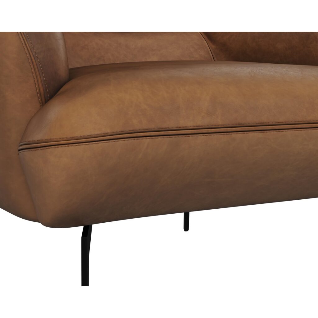 Armani Armchair - Cognac Leather - Image 6