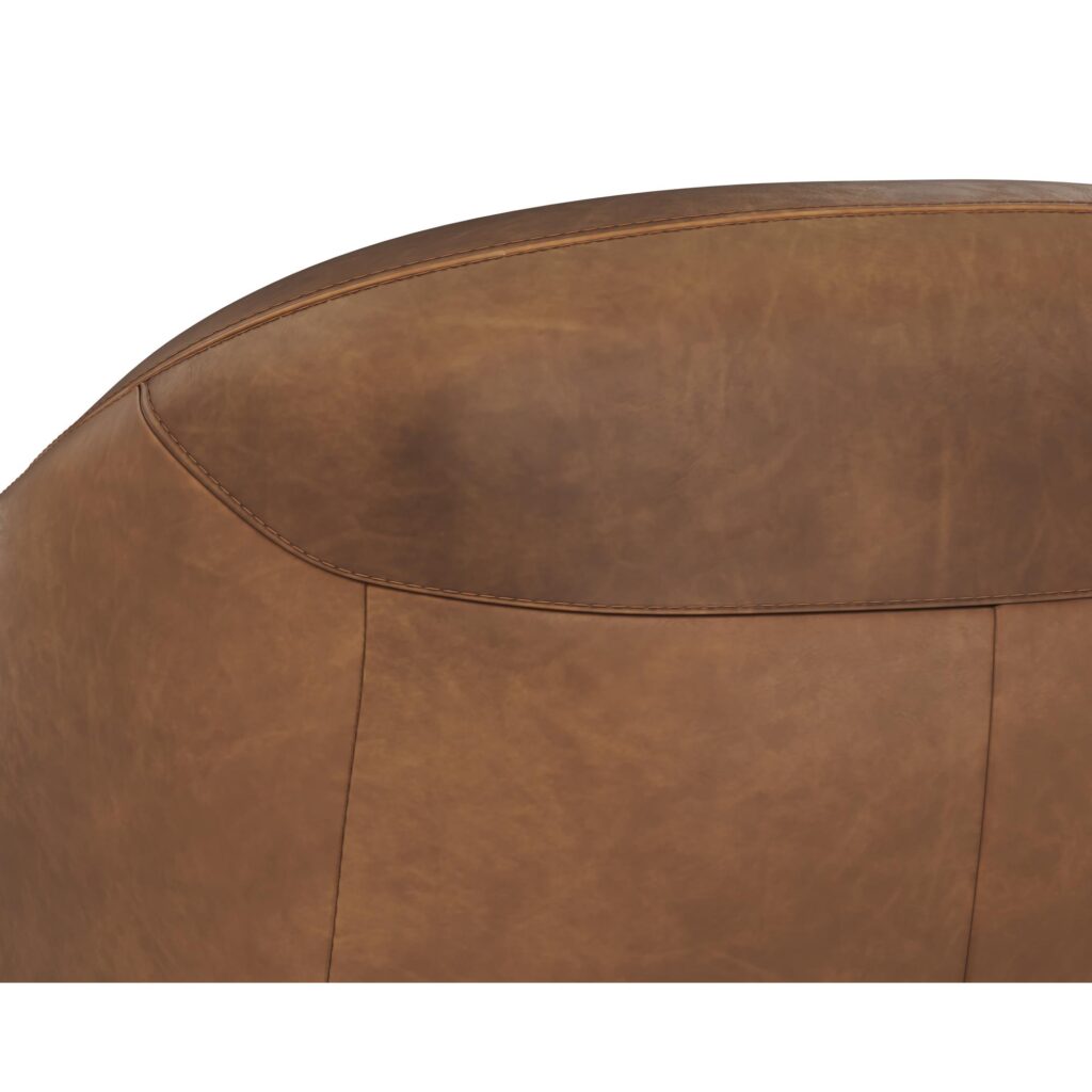 Armani Armchair - Cognac Leather - Image 8