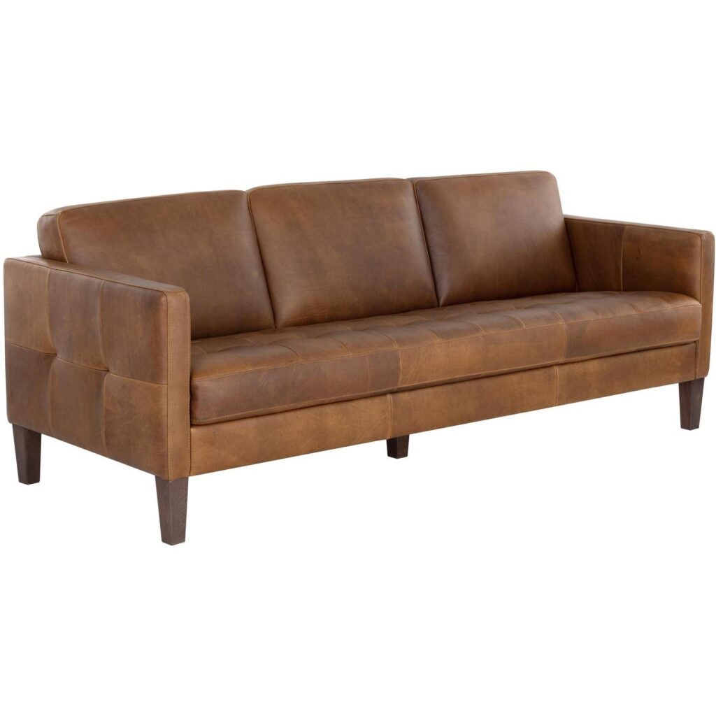 Karmelo Sofa - Cognac Leather