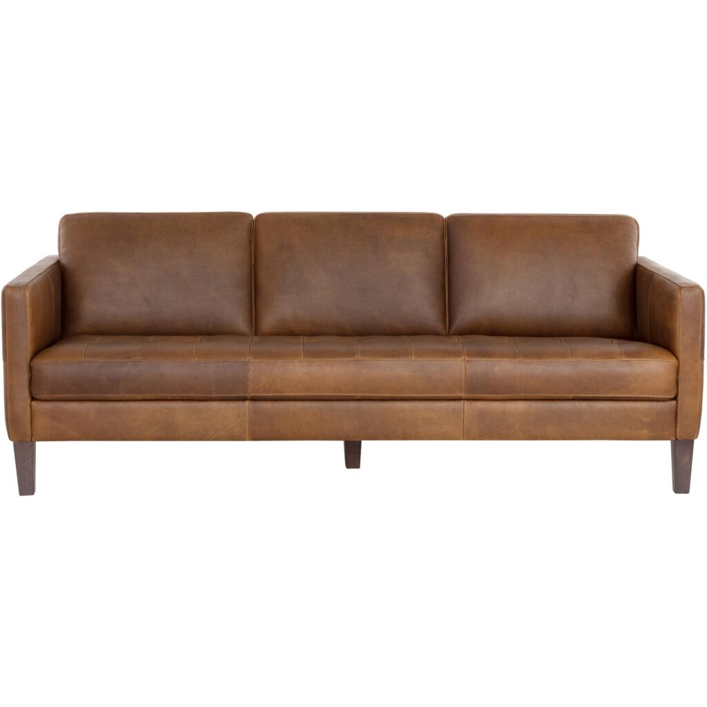 Karmelo Sofa - Cognac Leather - Image 2