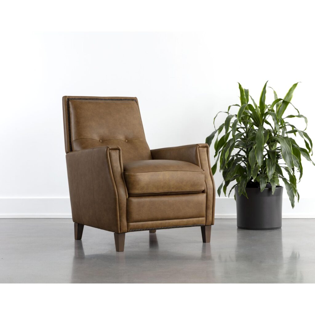 Florenzi Lounge Chair - Cognac Leather - Image 5