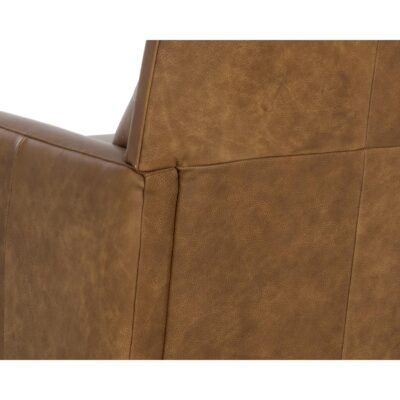 Florenzi Lounge Chair - Cognac Leather 111268 111268 FLORENZI LOUNGE CHAIR COGNAC LEATHER 8