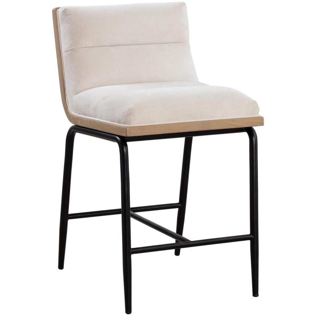 Abilene Counter Stool - Polo Club Muslin