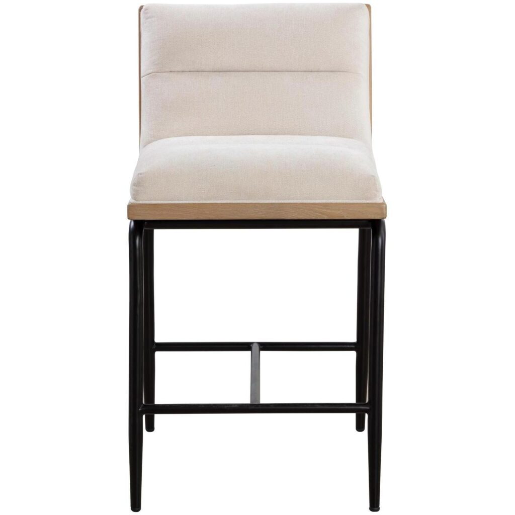 Abilene Counter Stool - Polo Club Muslin - Image 2