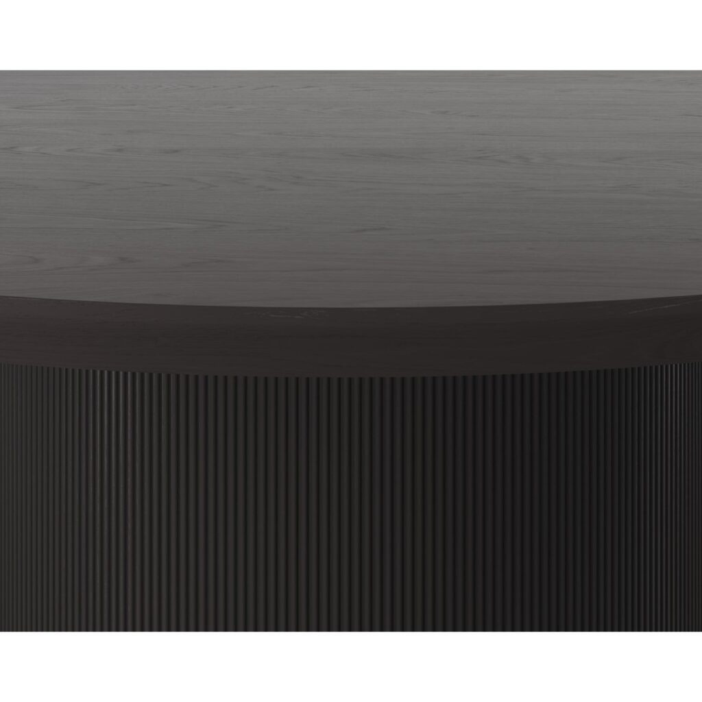 Kalla Dining Table - Round - Charcoal - 68" - Image 3