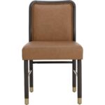 Jeno Dining Chair - Milliken Cognac 9 Jeno Dining Chair - Milliken Cognac 111322 111322 JENO DINING CHAIR MILLIKEN COGNAC 1