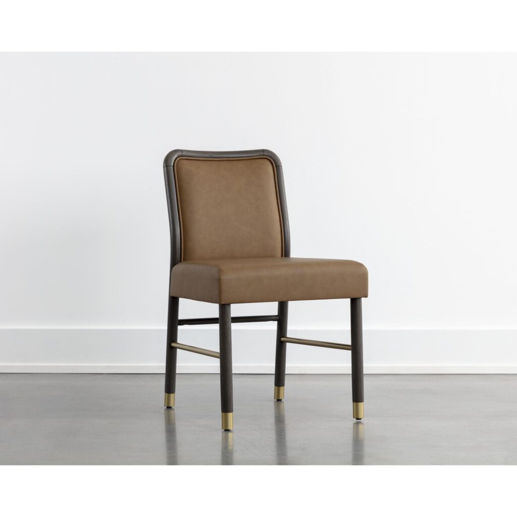 Jeno Dining Chair - Milliken Cognac - Image 5