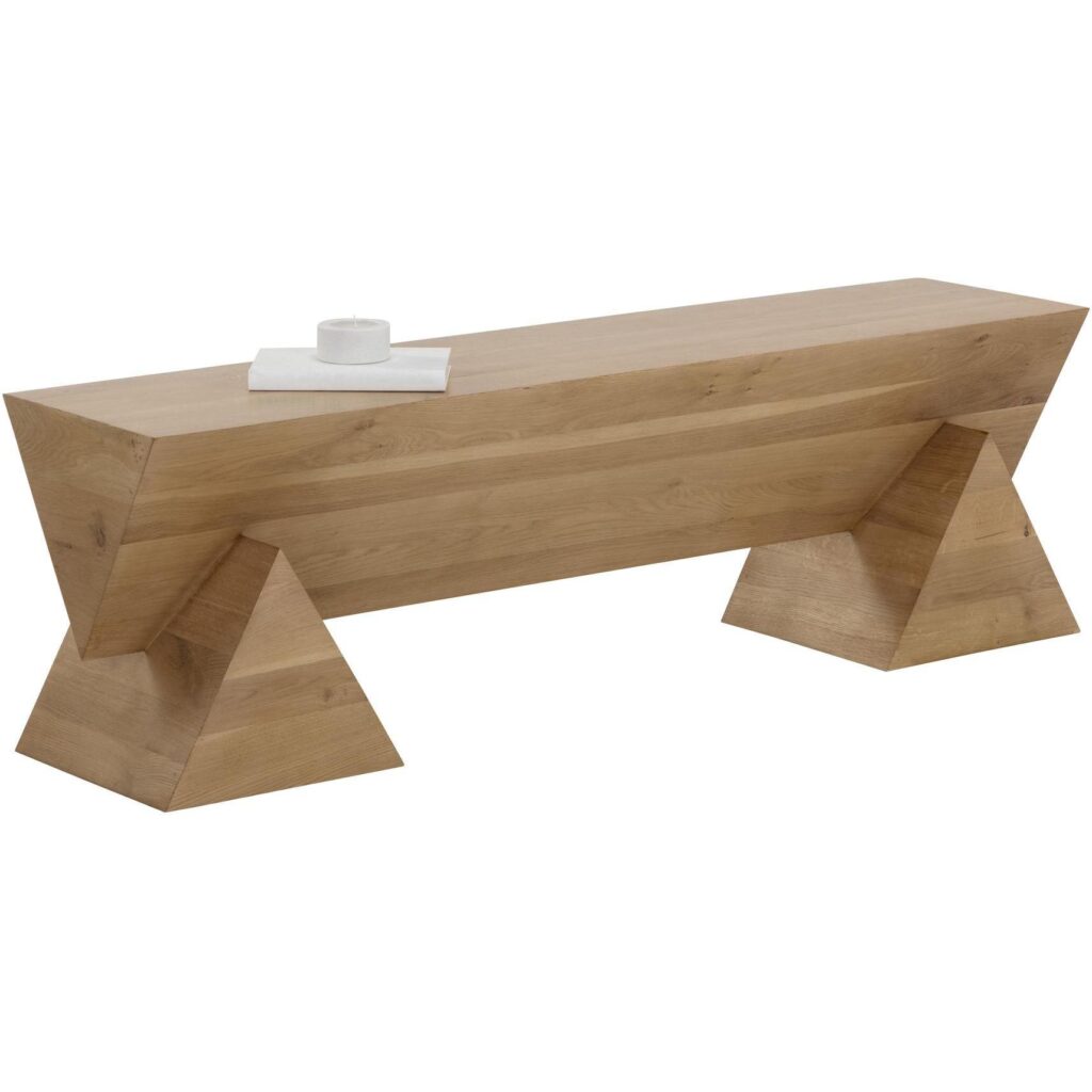 Gregor Bench - Rustic Oak