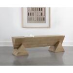 Gregor Bench - Rustic Oak 11 Gregor Bench - Rustic Oak 111327 111327 GREGOR BENCH RUSTIC OAK 5