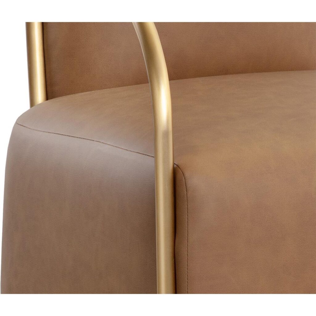 Cicero Lounge Chair - Milliken Cognac - Image 6