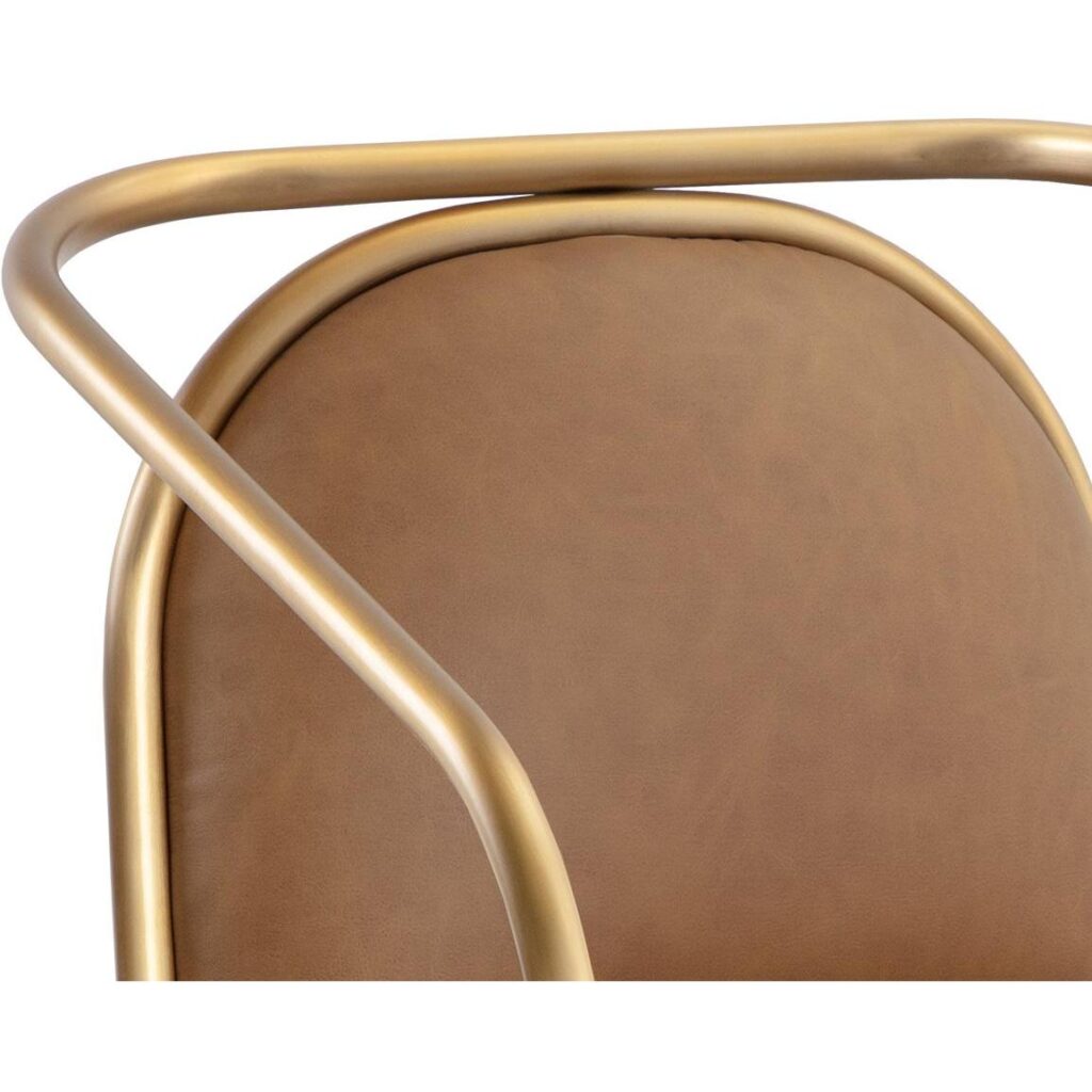 Cicero Lounge Chair - Milliken Cognac - Image 7