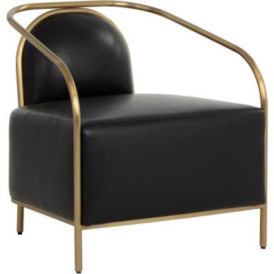 Cicero Lounge Chair - Cantina Black 111330 111330 CICERO LOUNGE CHAIR CANTINA BLACK 20