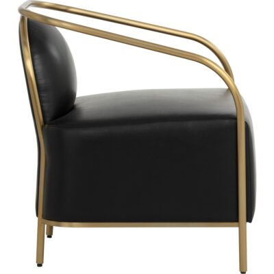 Cicero Lounge Chair - Cantina Black 111330 111330 CICERO LOUNGE CHAIR CANTINA BLACK 22