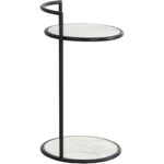 Parga End Table - Black - Marble Look 8 Parga End Table - Black - Marble Look 111343 111343 PARGA END TABLE BLACK MARBLE LOOK 2