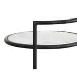 Parga End Table - Black - Marble Look 11 Parga End Table - Black - Marble Look 111343 111343 PARGA END TABLE BLACK MARBLE LOOK 7