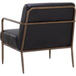 Lathan Lounge Chair - Charcoal Black Leather 11 Lathan Lounge Chair - Charcoal Black Leather 111357 111357 LATHAN LOUNGE CHAIR CHARCOAL BLACK LEATHER 3