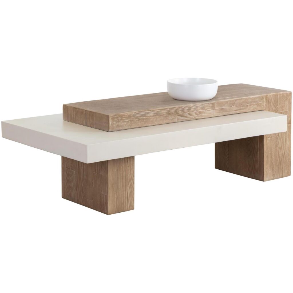 Herriot Coffee Table - Light Brown / Summer Sand