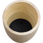 Aster Planter - Tall - Travertine Look 111373 111373 DIANTHA PLANTER TALL TRAVERTINE LOOK 2