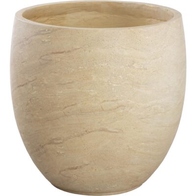 Aster Planter - Large - Travertine Look