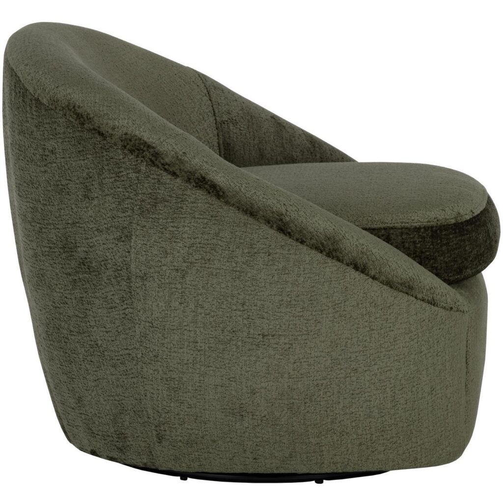 Bliss Swivel Lounge Chair - Bergen Olive - Image 3