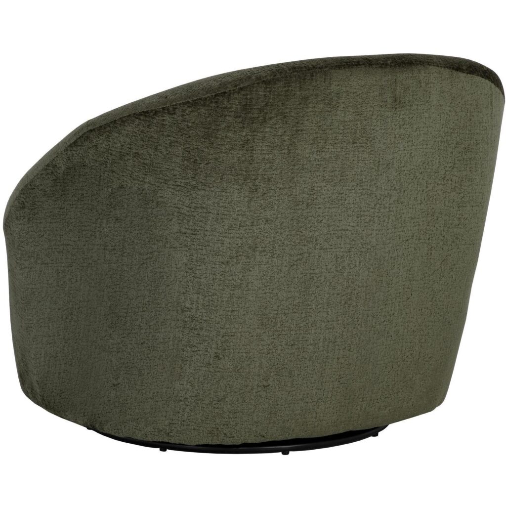 Bliss Swivel Lounge Chair - Bergen Olive - Image 4