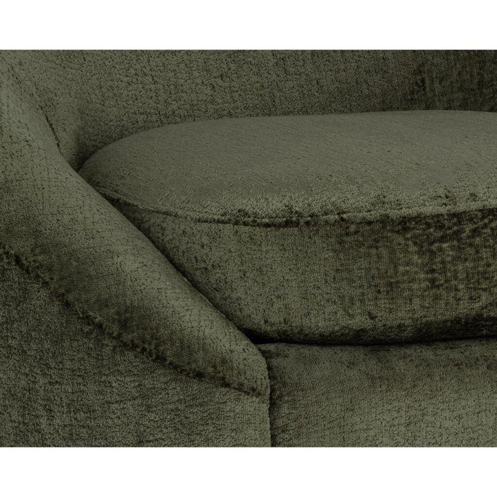 Bliss Swivel Lounge Chair - Bergen Olive - Image 6