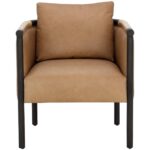 Wilder Lounge Chair - Ludlow Sesame Leather 9 Wilder Lounge Chair - Ludlow Sesame Leather 111423 111423 WILDER LOUNGE CHAIR LUDLOW SESAME LEATHER 1