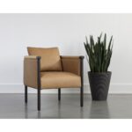 Wilder Lounge Chair - Ludlow Sesame Leather 12 Wilder Lounge Chair - Ludlow Sesame Leather 111423 111423 WILDER LOUNGE CHAIR LUDLOW SESAME LEATHER 5