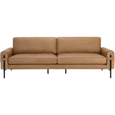 Camus Sofa - Ludlow Sesame Leather 111424 111424 CAMUS SOFA LUDLOW SESAME LEATHER 1