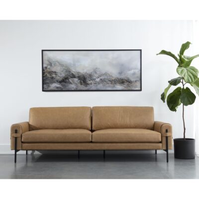 Camus Sofa - Ludlow Sesame Leather 111424 111424 CAMUS SOFA LUDLOW SESAME LEATHER 5