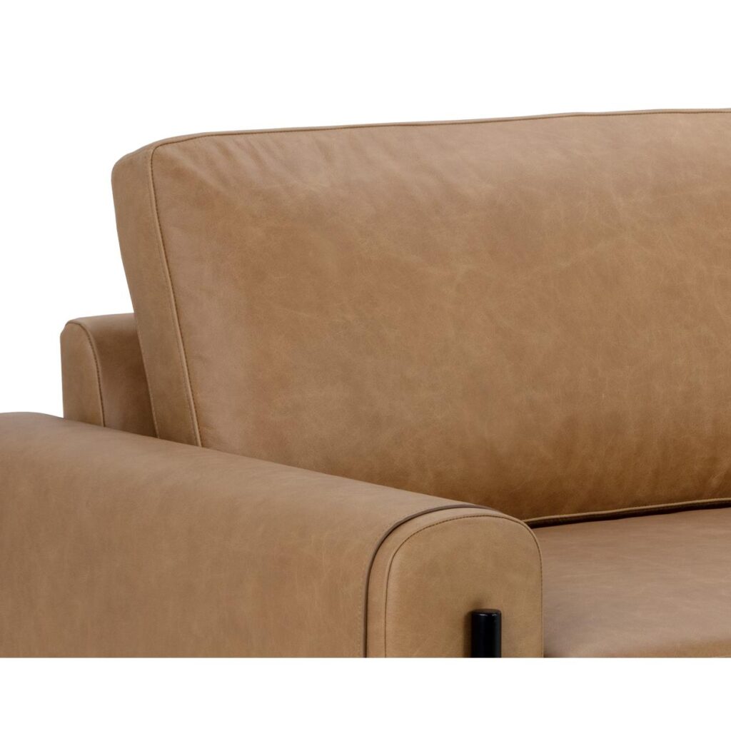 Camus Sofa - Ludlow Sesame Leather - Image 6