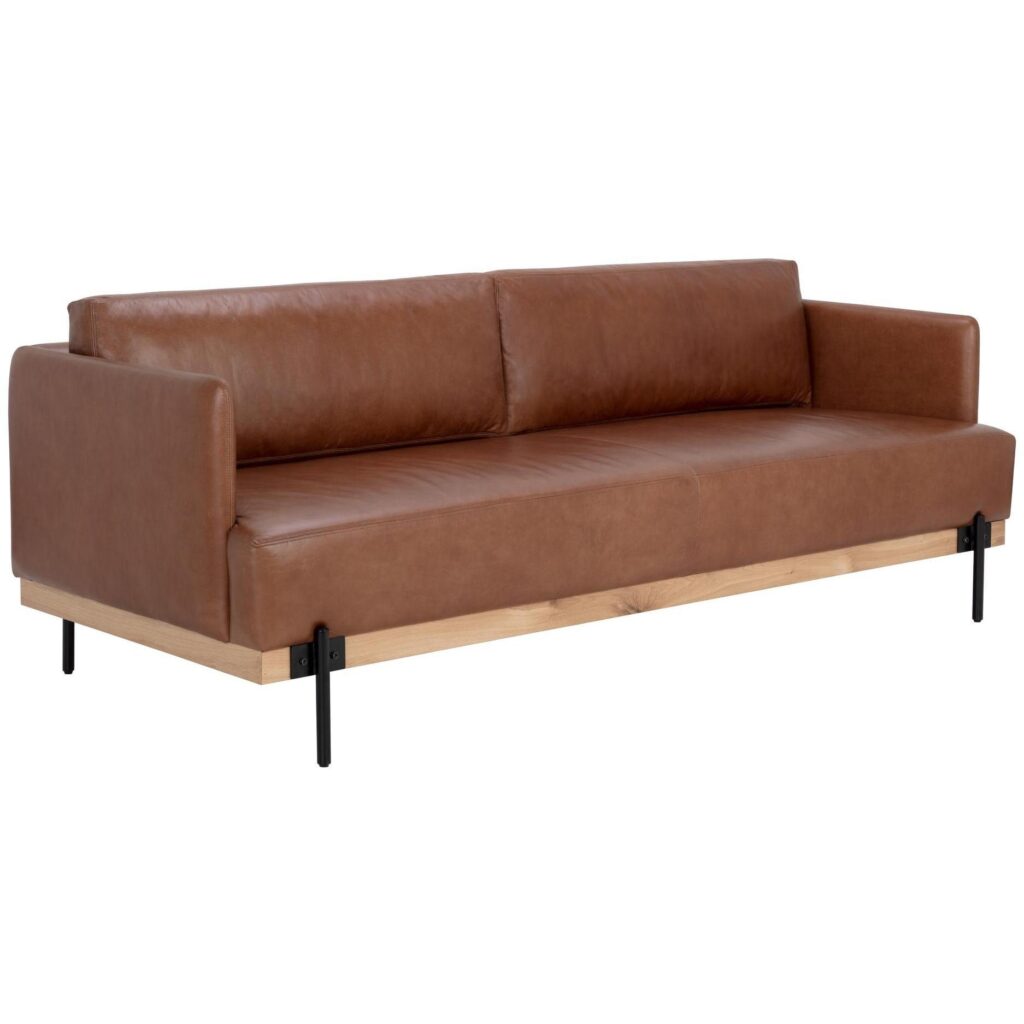 Saul Sofa - Shalimar Tobacco Leather