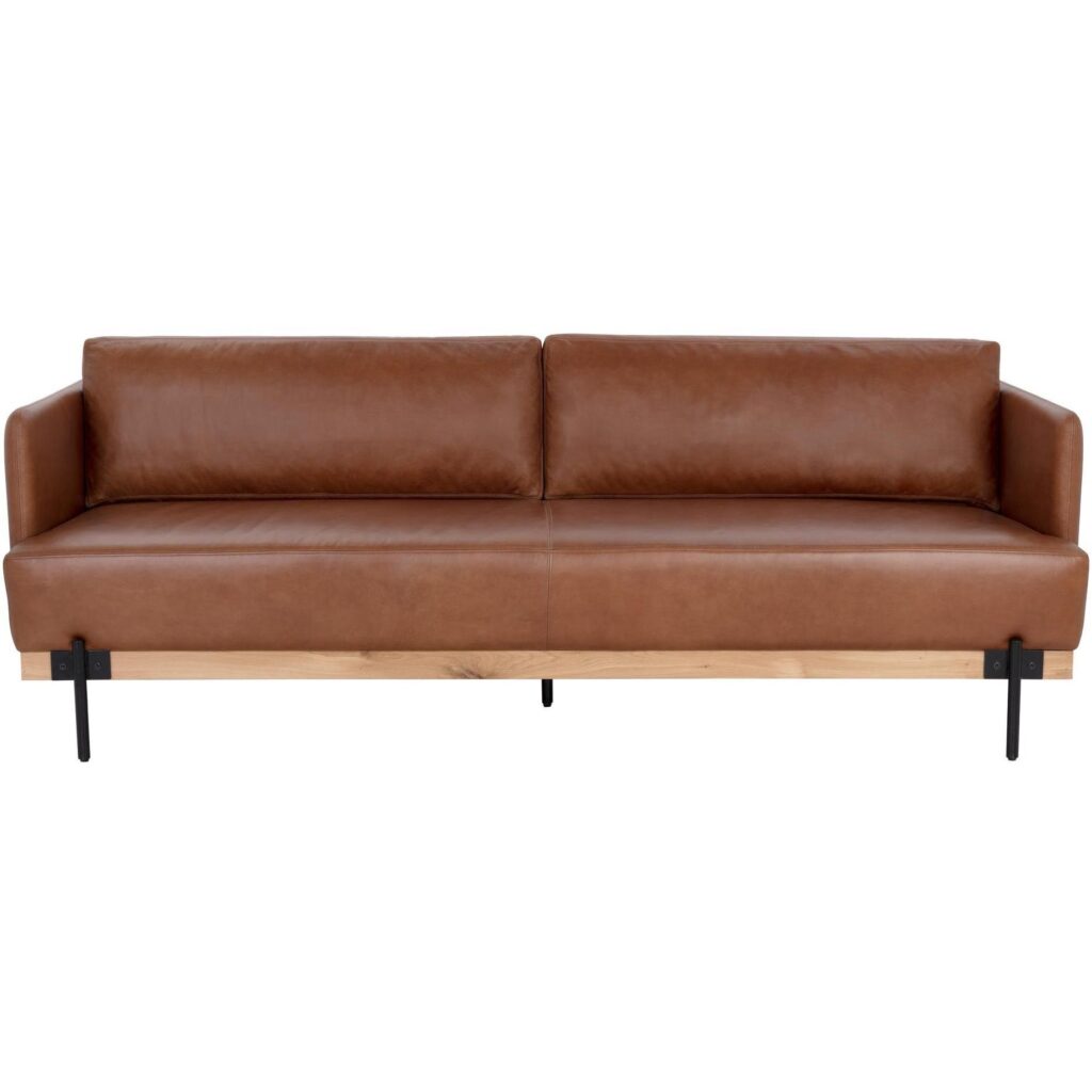 Saul Sofa - Shalimar Tobacco Leather - Image 2