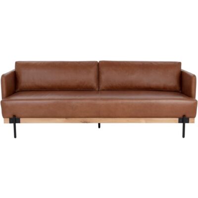 Saul Sofa - Shalimar Tobacco Leather 111425 111425 SAUL SOFA SHALIMAR TOBACCO LEATHER 1