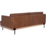 Saul Sofa - Shalimar Tobacco Leather 9 Saul Sofa - Shalimar Tobacco Leather 111425 111425 SAUL SOFA SHALIMAR TOBACCO LEATHER 2